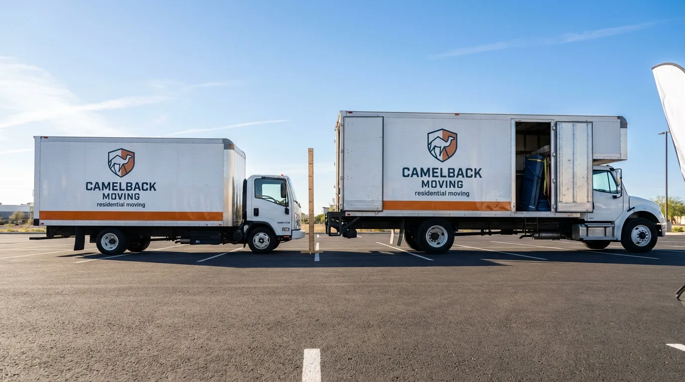Moving truck size capacity guide in Eddyville